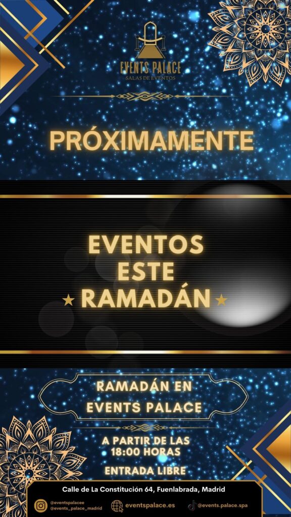Eventos de Ramadán gratis en Events Palace Madrid