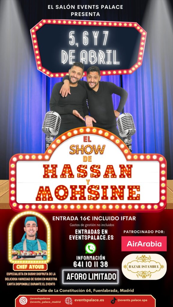 hassan y mohsine events palace air arabia bazar istambul evento fuenlabrada